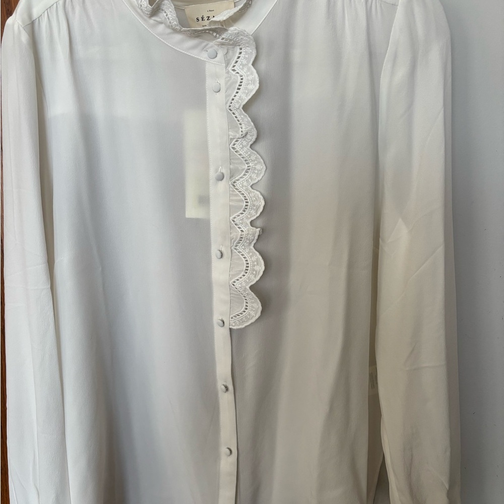 NWT Se’zane Chlo Shirt Size 46/US14 - Picture 5 of 8
